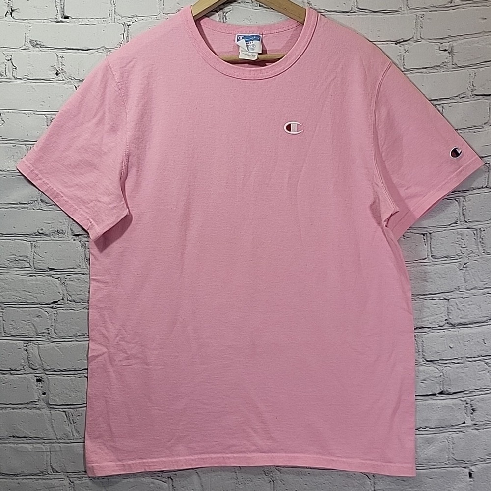 Champion Authentic Athleticwear Pink Short Sleeve Cotton T Shirt Mens size‎ L